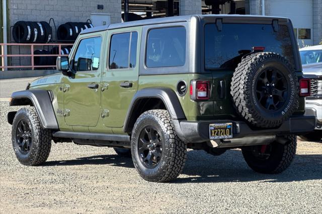 used 2021 Jeep Wrangler Unlimited car, priced at $30,000