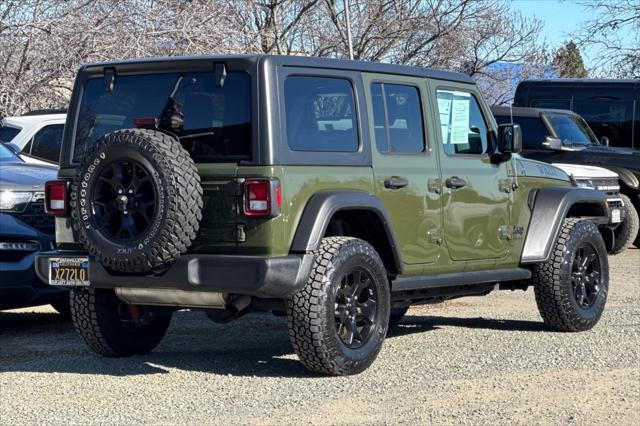 used 2021 Jeep Wrangler Unlimited car, priced at $30,000