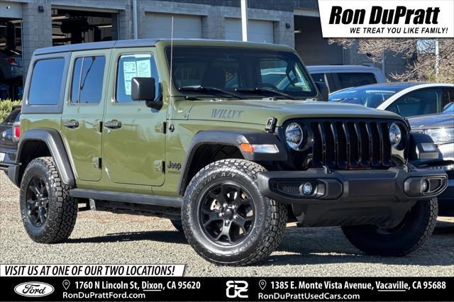 used 2021 Jeep Wrangler Unlimited car, priced at $30,000