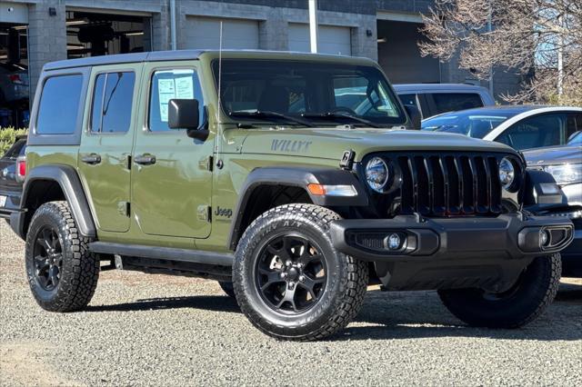 used 2021 Jeep Wrangler Unlimited car, priced at $30,000