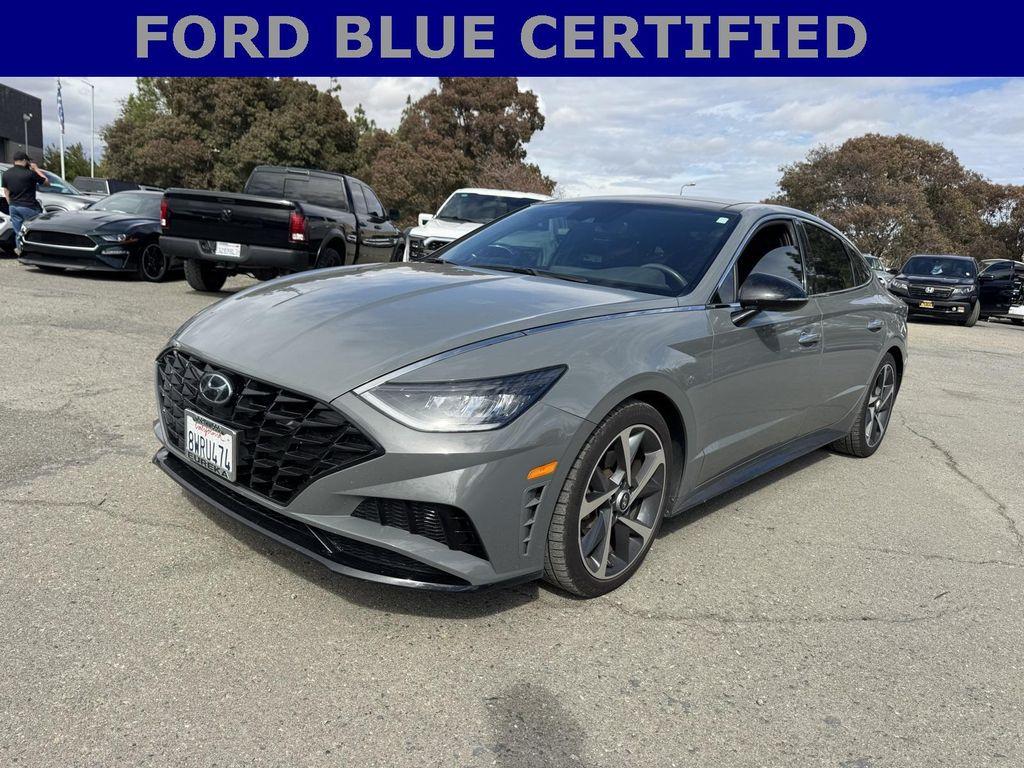 used 2021 Hyundai Sonata car, priced at $18,750
