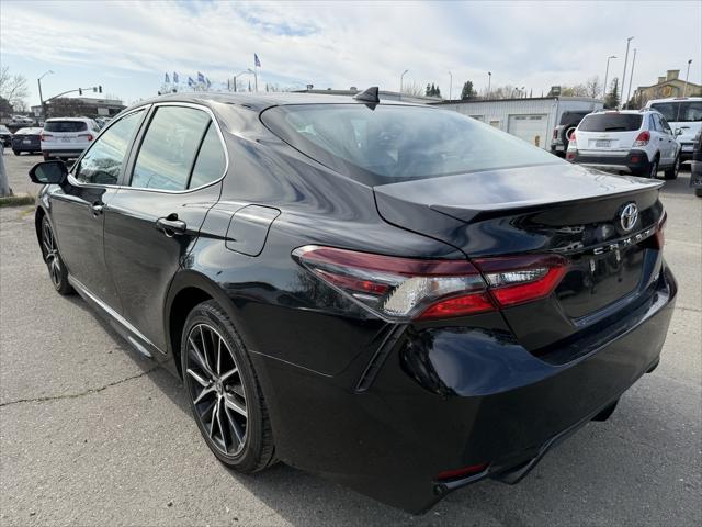 used 2021 Toyota Camry car, priced at $22,000