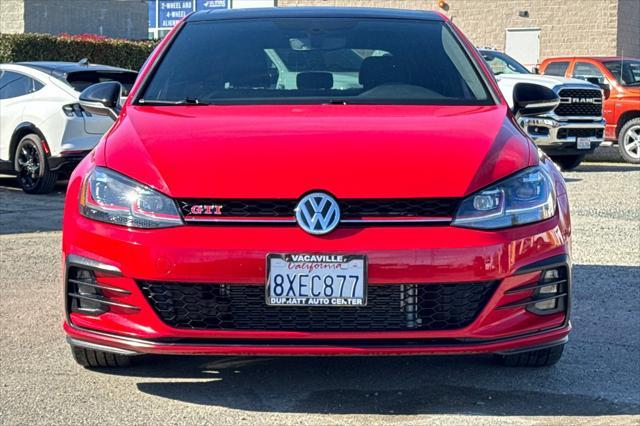 used 2021 Volkswagen Golf GTI car, priced at $27,000