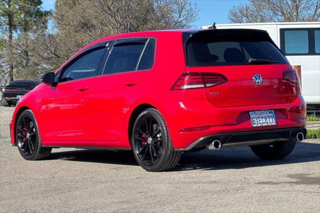 used 2021 Volkswagen Golf GTI car, priced at $27,000