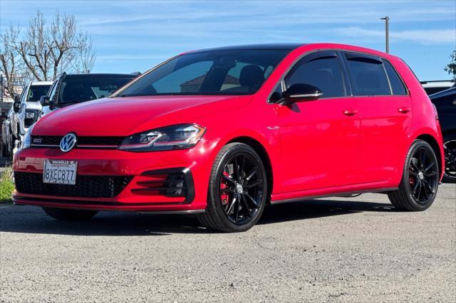 used 2021 Volkswagen Golf GTI car, priced at $27,000