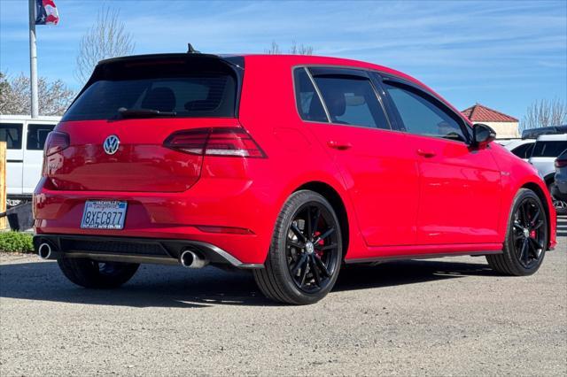 used 2021 Volkswagen Golf GTI car, priced at $27,000