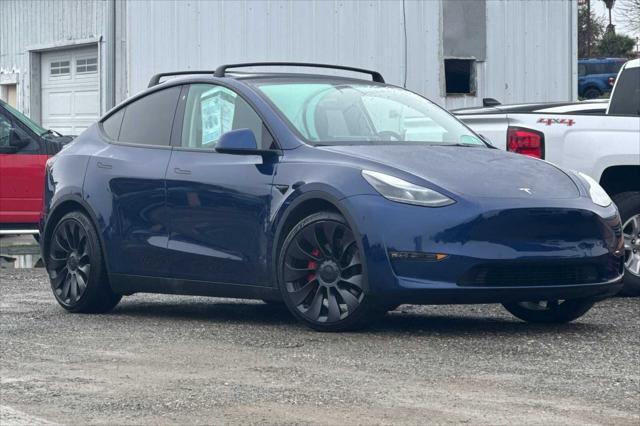 used 2022 Tesla Model Y car, priced at $32,500