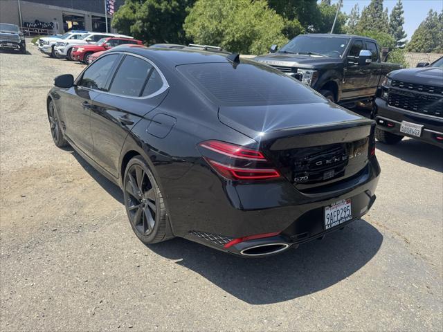 used 2022 Genesis G70 car, priced at $36,000