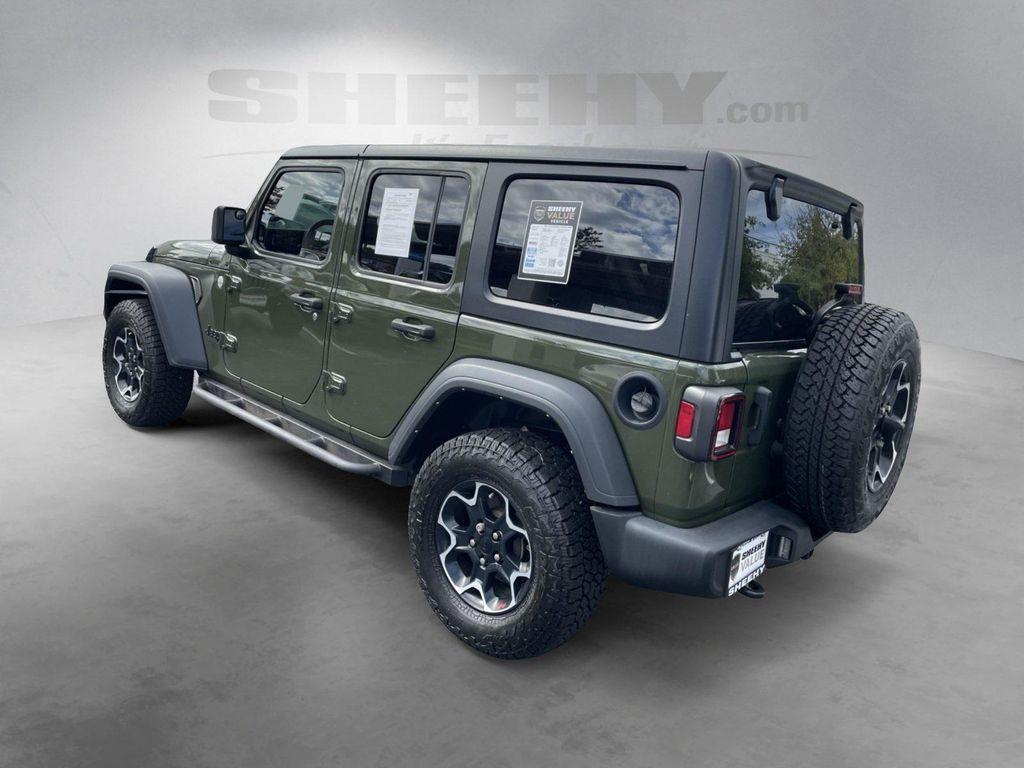 used 2021 Jeep Wrangler Unlimited car, priced at $26,403