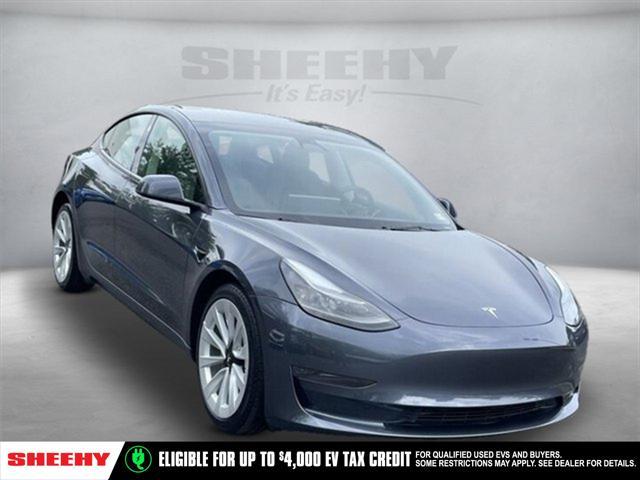 used 2022 Tesla Model 3 car, priced at $21,750