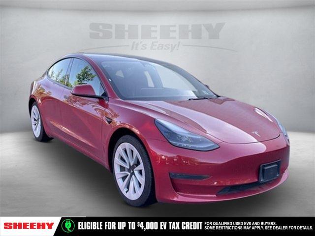 used 2022 Tesla Model 3 car, priced at $19,650