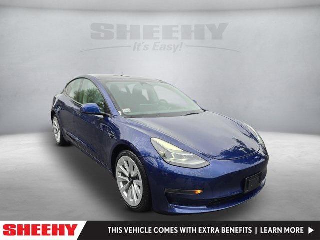 used 2022 Tesla Model 3 car, priced at $19,425