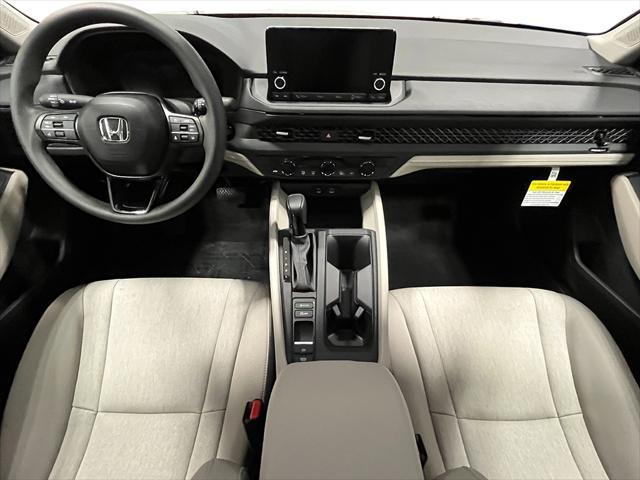 new 2025 Honda Accord car, priced at $30,705
