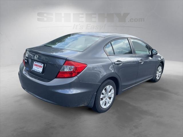 used 2012 Honda Civic car, priced at $8,656