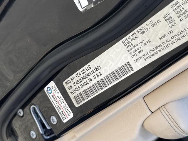 used 2021 Jeep Grand Cherokee L car, priced at $27,704