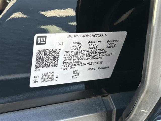 used 2023 Cadillac Escalade ESV car, priced at $79,395