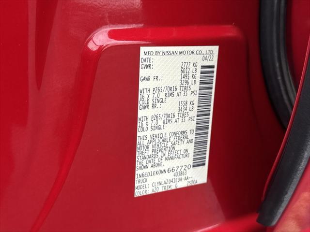 used 2022 Nissan Frontier car, priced at $25,995