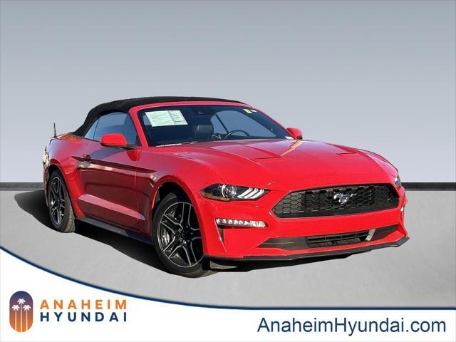 used 2021 Ford Mustang car, priced at $18,235