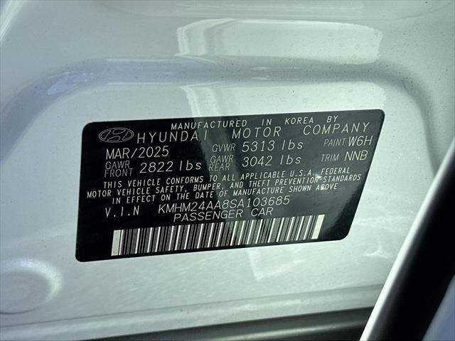 new 2025 Hyundai IONIQ 6 car, priced at $35,435