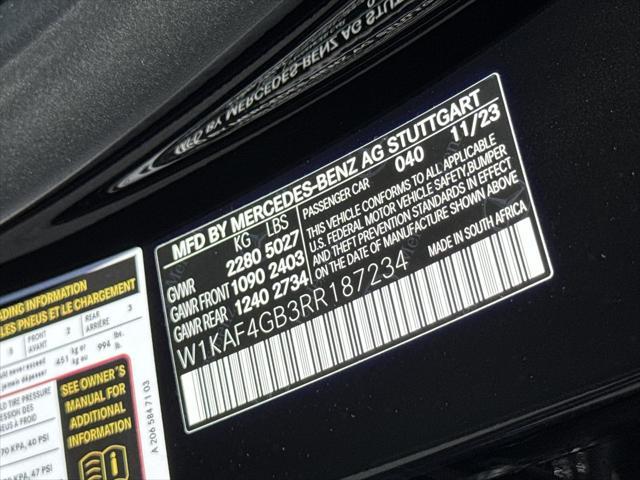 used 2024 Mercedes-Benz C-Class car, priced at $38,799