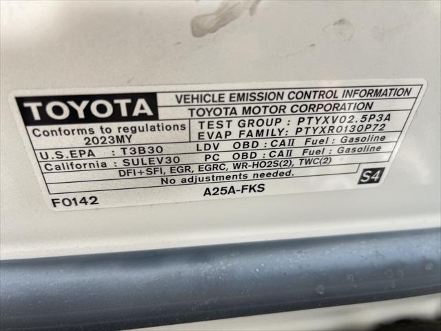 used 2023 Toyota Camry car, priced at $24,286