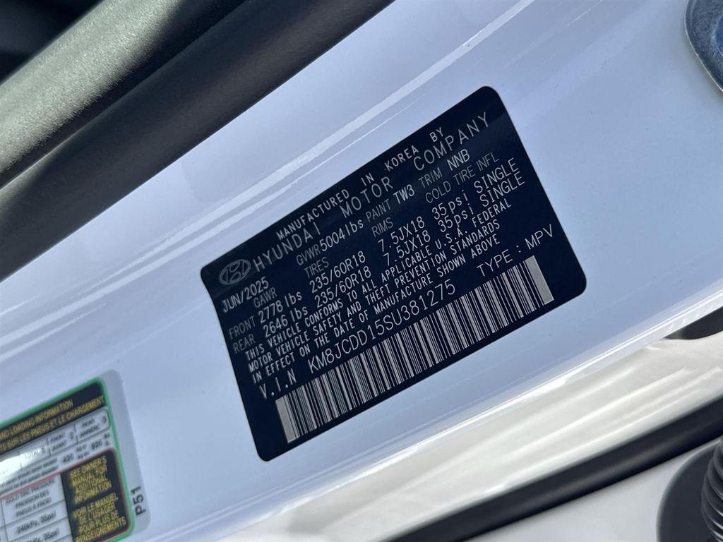 new 2025 Hyundai TUCSON Hybrid car, priced at $35,838