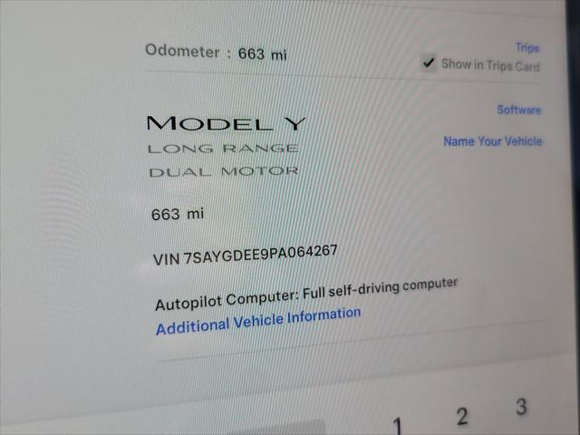 used 2023 Tesla Model Y car, priced at $36,995