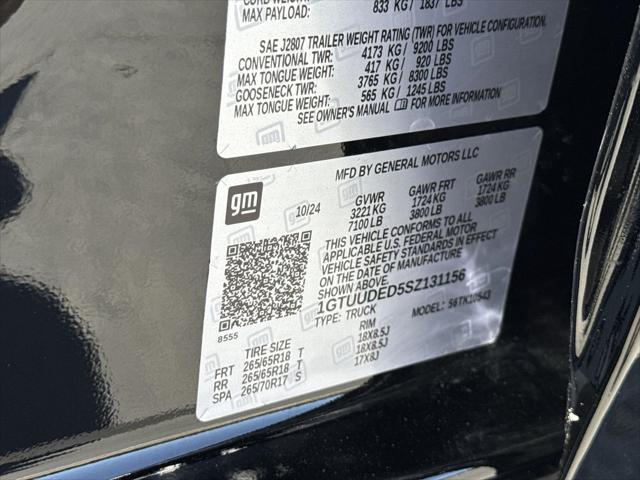used 2025 GMC Sierra 1500 car, priced at $54,445