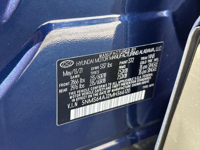 used 2021 Hyundai Santa Fe car, priced at $22,874