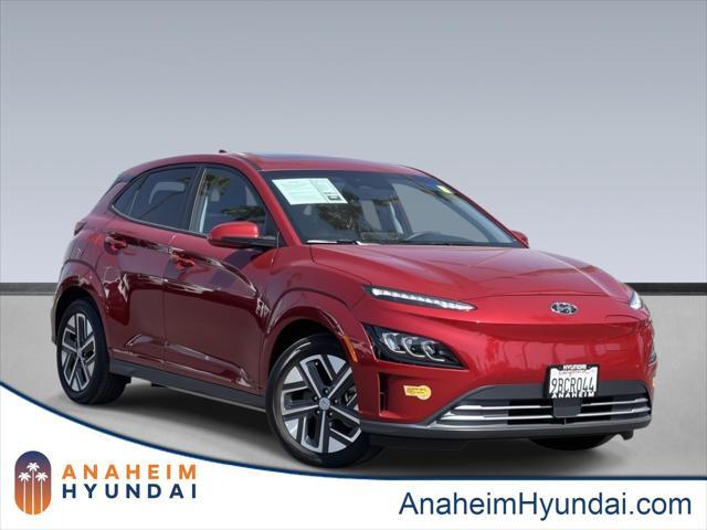 used 2022 Hyundai Kona EV car, priced at $23,506