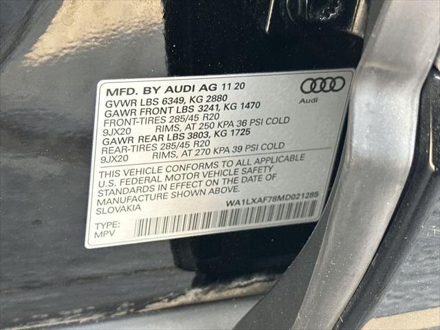 used 2021 Audi Q7 car, priced at $28,637