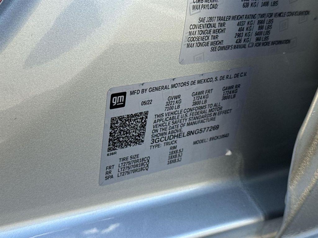 used 2022 Chevrolet Silverado 1500 car, priced at $51,988