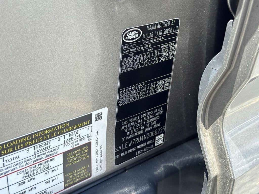 used 2022 Land Rover Defender car, priced at $48,810