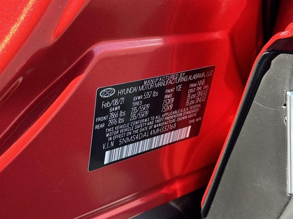used 2021 Hyundai Santa Fe car, priced at $22,816