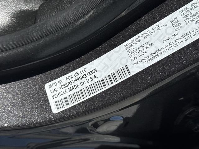 used 2022 Ram 1500 car, priced at $81,828