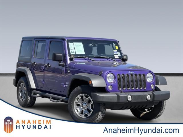 used 2017 Jeep Wrangler Unlimited car, priced at $17,556
