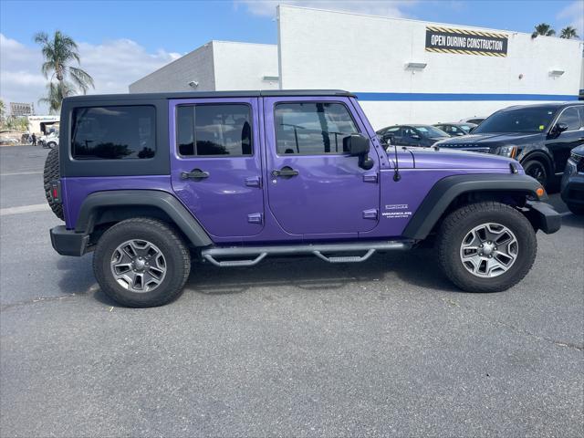 used 2017 Jeep Wrangler Unlimited car, priced at $20,211