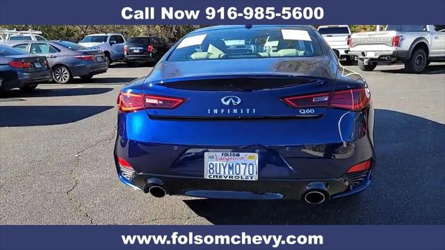 used 2021 INFINITI Q60 car, priced at $34,291