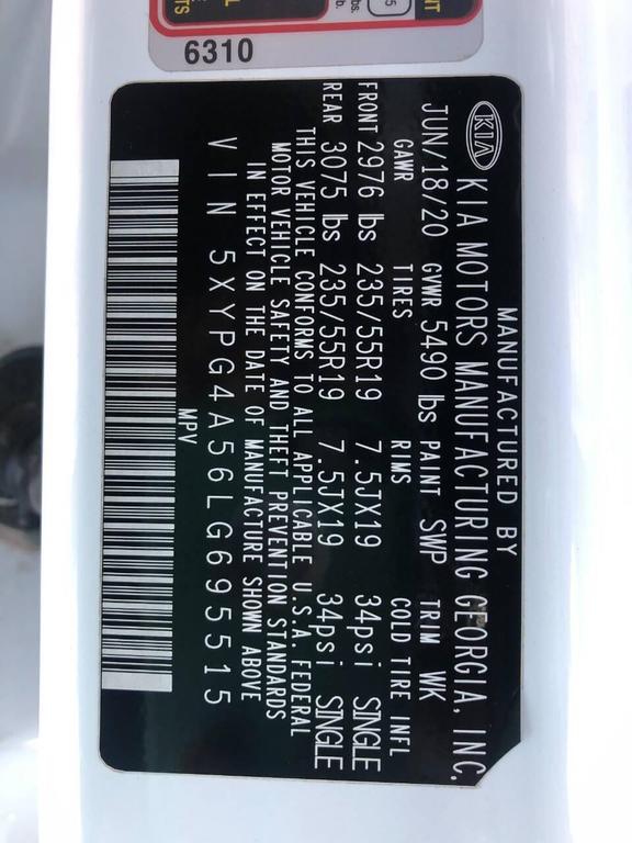 used 2020 Kia Sorento car, priced at $14,900