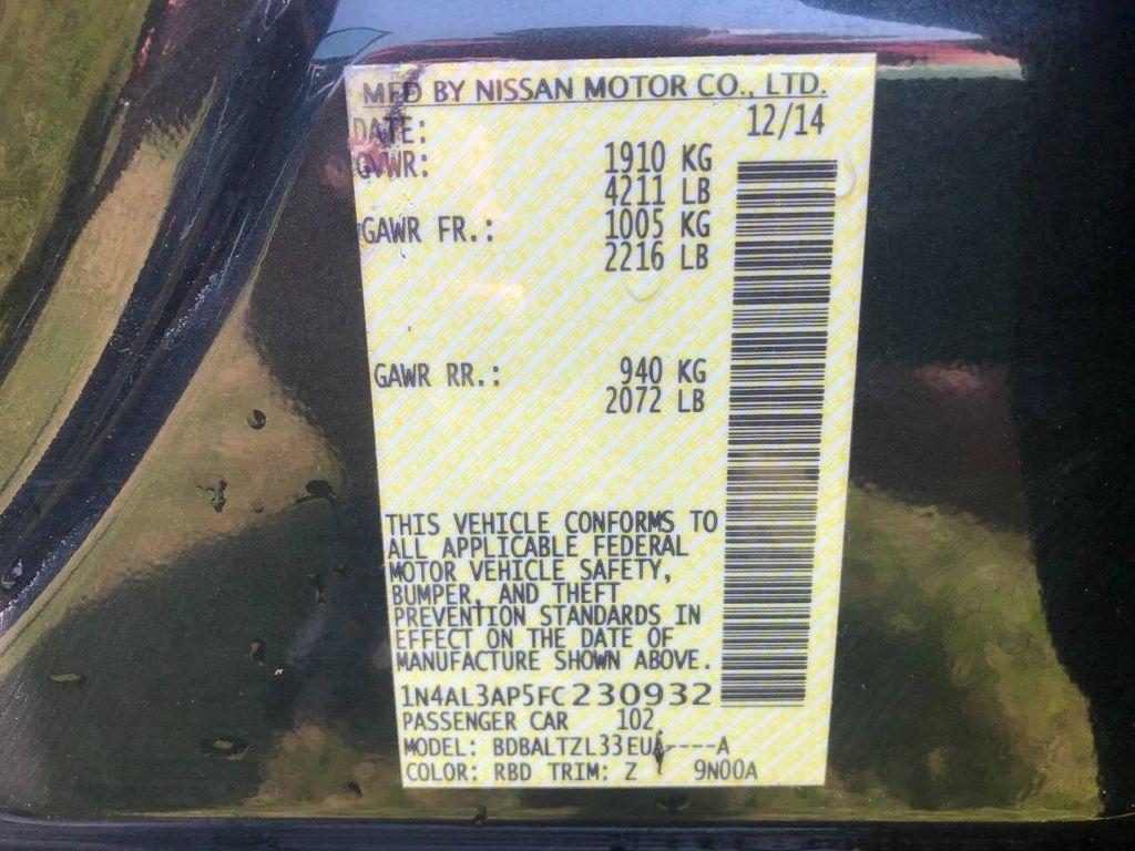 used 2015 Nissan Altima car, priced at $14,900