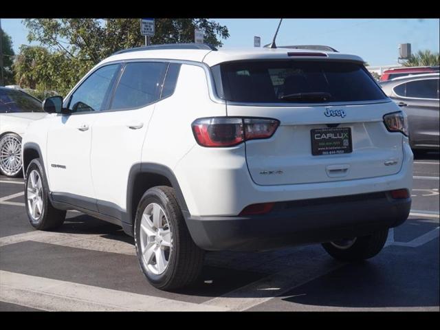 used 2022 Jeep Compass car, priced at $16,726