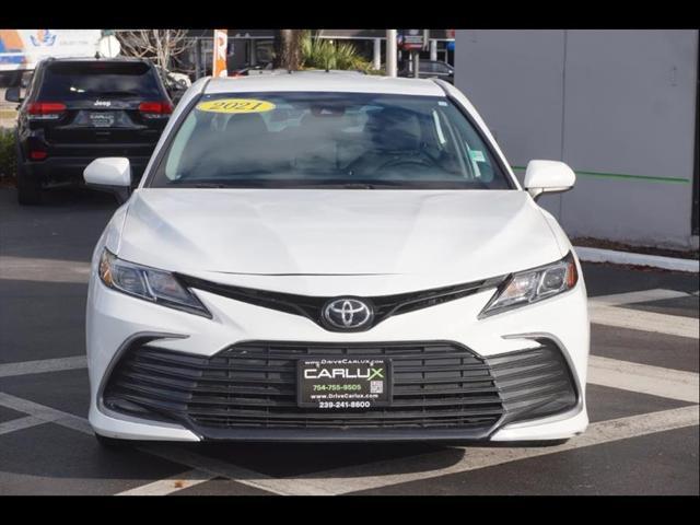 used 2021 Toyota Camry car, priced at $16,226