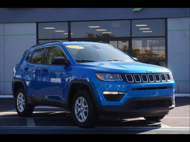 used 2021 Jeep Compass car, priced at $13,526