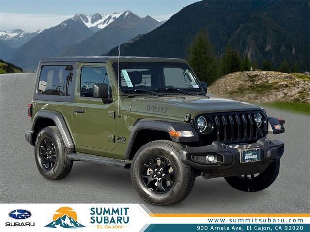 used 2021 Jeep Wrangler car, priced at $28,777