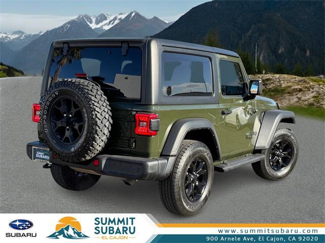 used 2021 Jeep Wrangler car, priced at $28,777