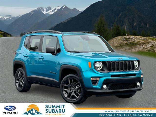 used 2021 Jeep Renegade car, priced at $17,499