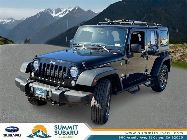 used 2017 Jeep Wrangler Unlimited car, priced at $23,888