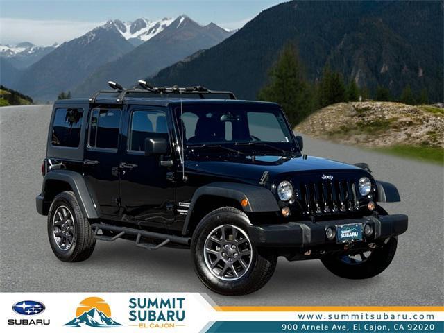 used 2017 Jeep Wrangler Unlimited car, priced at $23,888