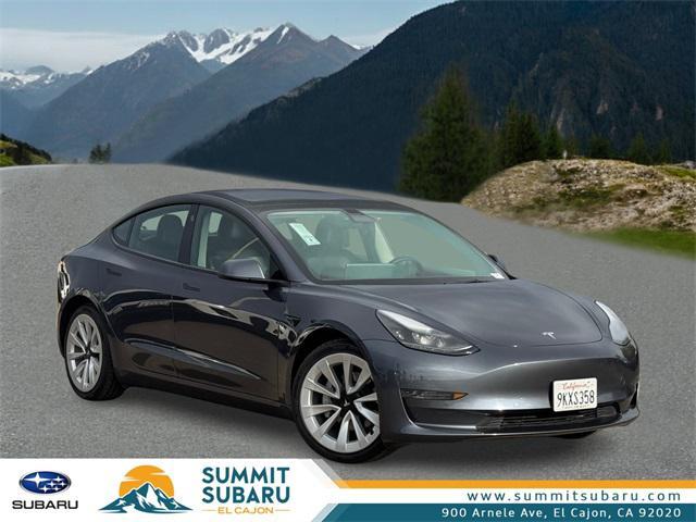 used 2022 Tesla Model 3 car, priced at $24,577