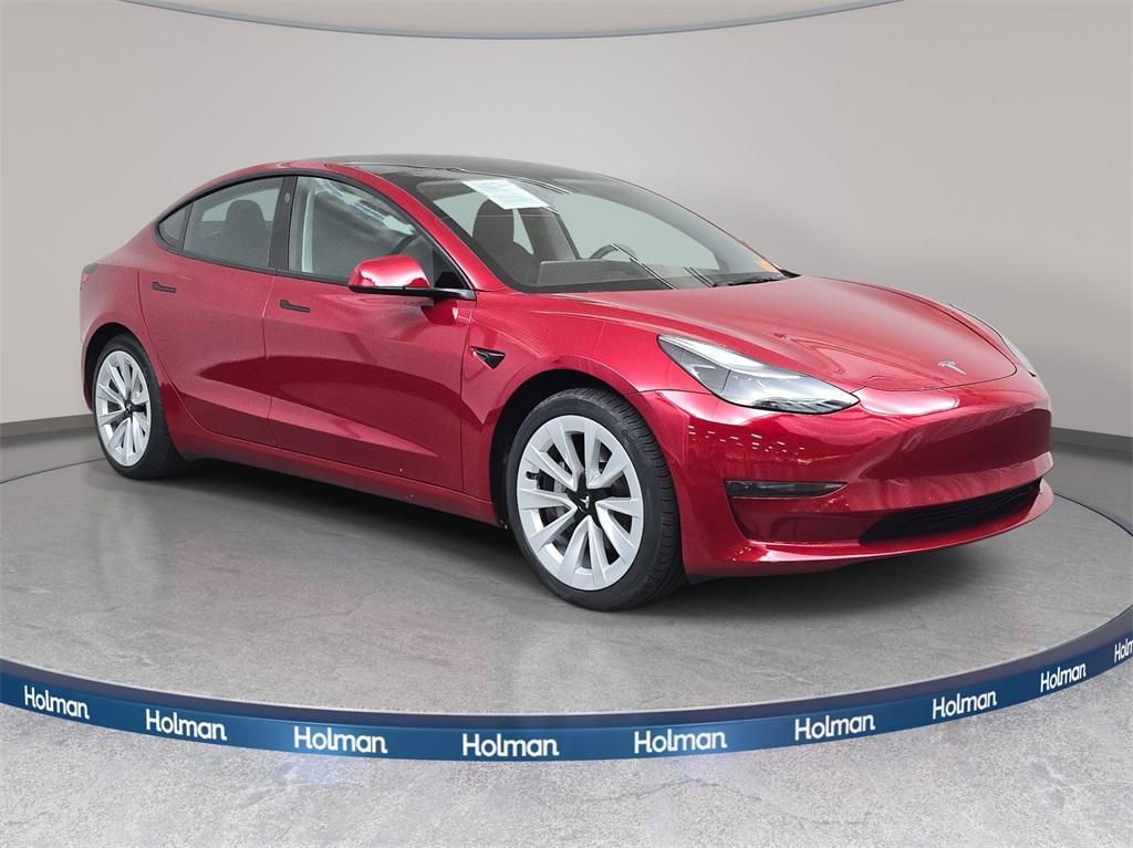 used 2022 Tesla Model 3 car, priced at $24,695